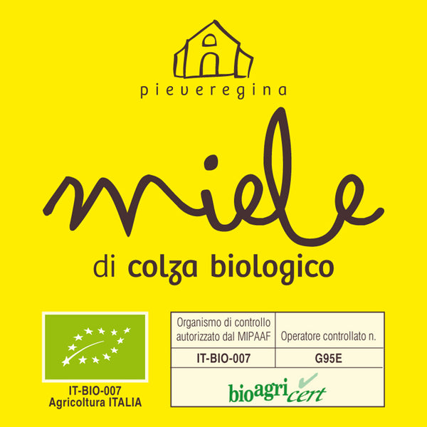 Miele di Colza Biologico-miele-Pieveregina - Apicoltura Biologica - Azienda agricola Carlo Alberto Avanzolini