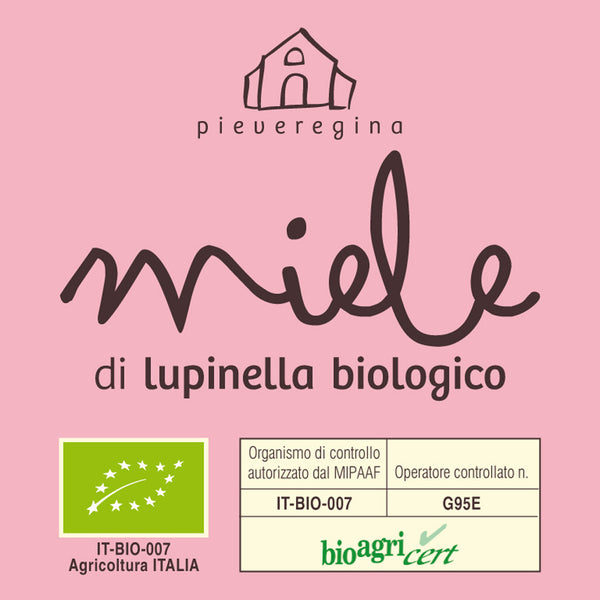 Miele di Lupinella Biologico-miele-Pieveregina - Apicoltura Biologica - Azienda agricola Carlo Alberto Avanzolini